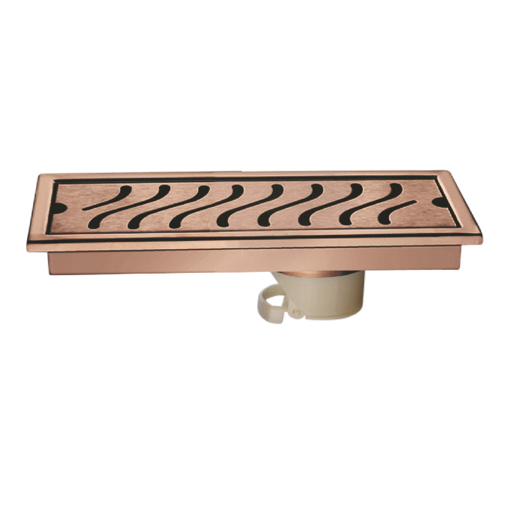 Rose gold drainer top