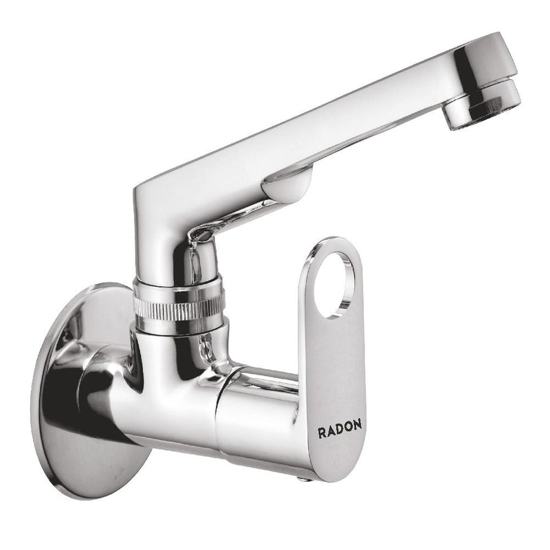 AAURA SINK COCK WITH FLANGE (CHROME)