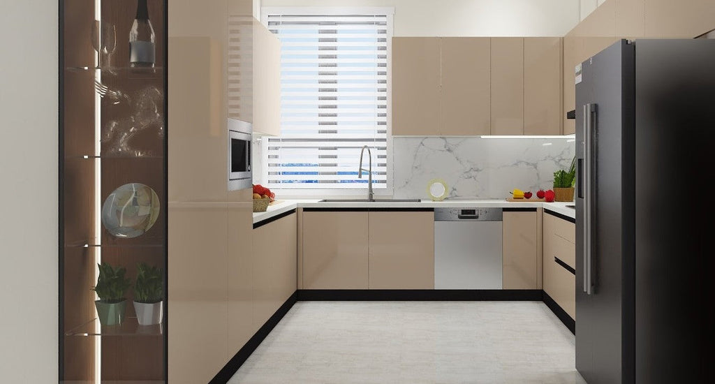 U shaped Modular Kitchen(3) - Radon India-- U shaped Modular Kitchen(3)-  Radon India