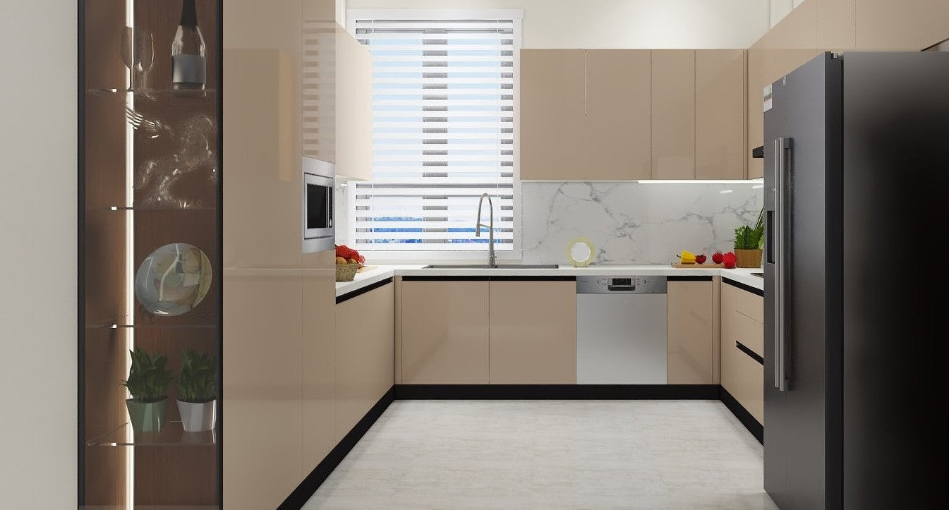 U shaped Modular Kitchen(3) - Radon India-- U shaped Modular Kitchen(3)-  Radon India