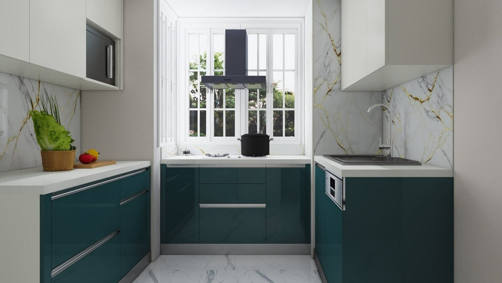 U Shaped Modular Kitchen - Radon India-- U Shaped Modular Kitchen-  Radon India