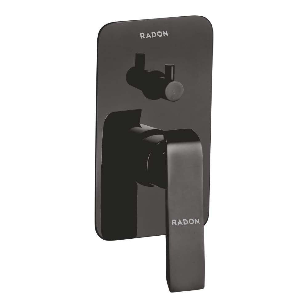 GRANDE DIVERTER HIGHFLOW BODY & UPPER TRIM (BLACK) - Radon India-- GRANDE DIVERTER HIGHFLOW BODY & UPPER TRIM (BLACK)-  Radon India