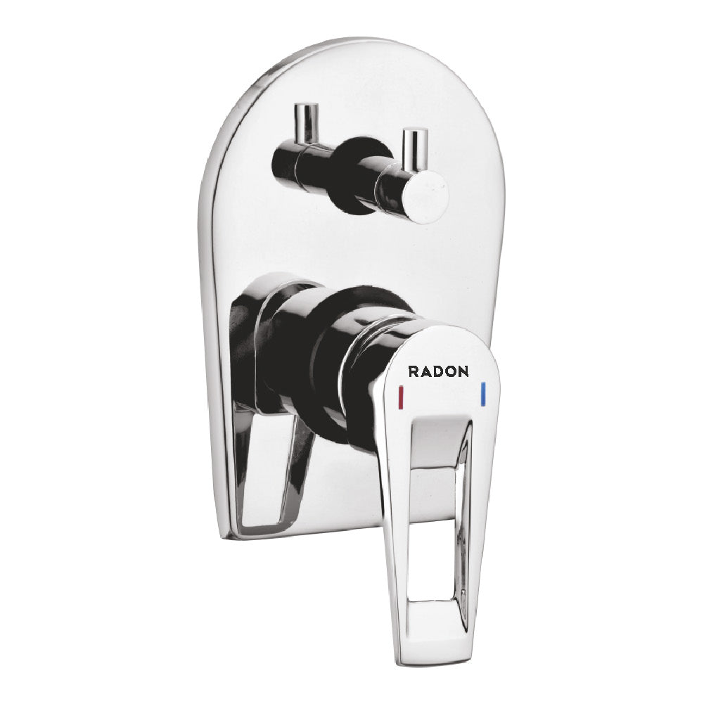 EDGE DIVERTER HIGH FLOW BODY & UPPER TRIM (CHROME) - Radon India-- EDGE DIVERTER HIGH FLOW BODY & UPPER TRIM (CHROME)-  Radon India