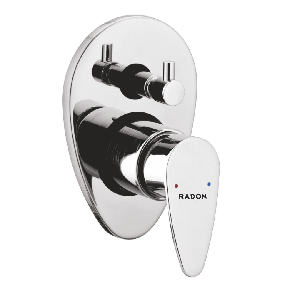 VINNIE DIVERTER HIGH FLOW BODY & UPPER TRIM (CHROME) - Radon India-- VINNIE DIVERTER HIGH FLOW BODY & UPPER TRIM (CHROME)-  Radon India