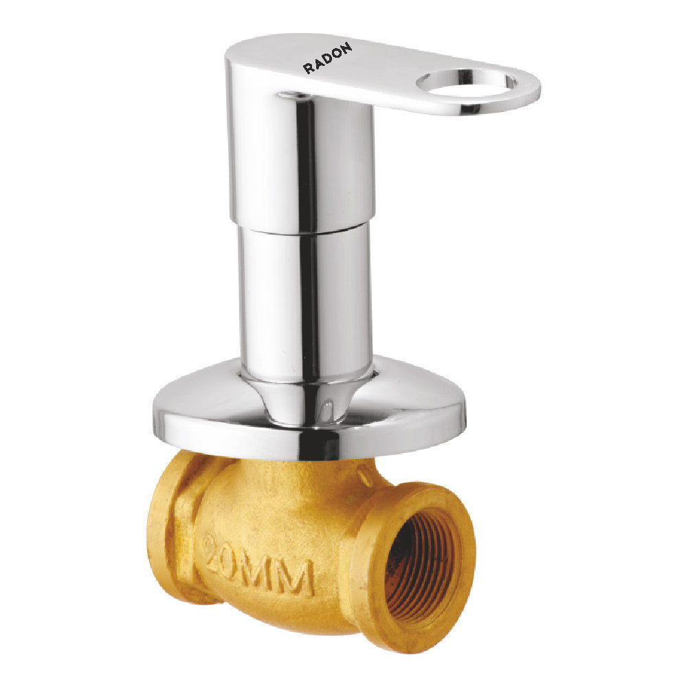 AAURA CONCEALED STOP COCK 20MM (CHROME) - Radon India-- AAURA CONCEALED STOP COCK 20MM (CHROME)-  Radon India