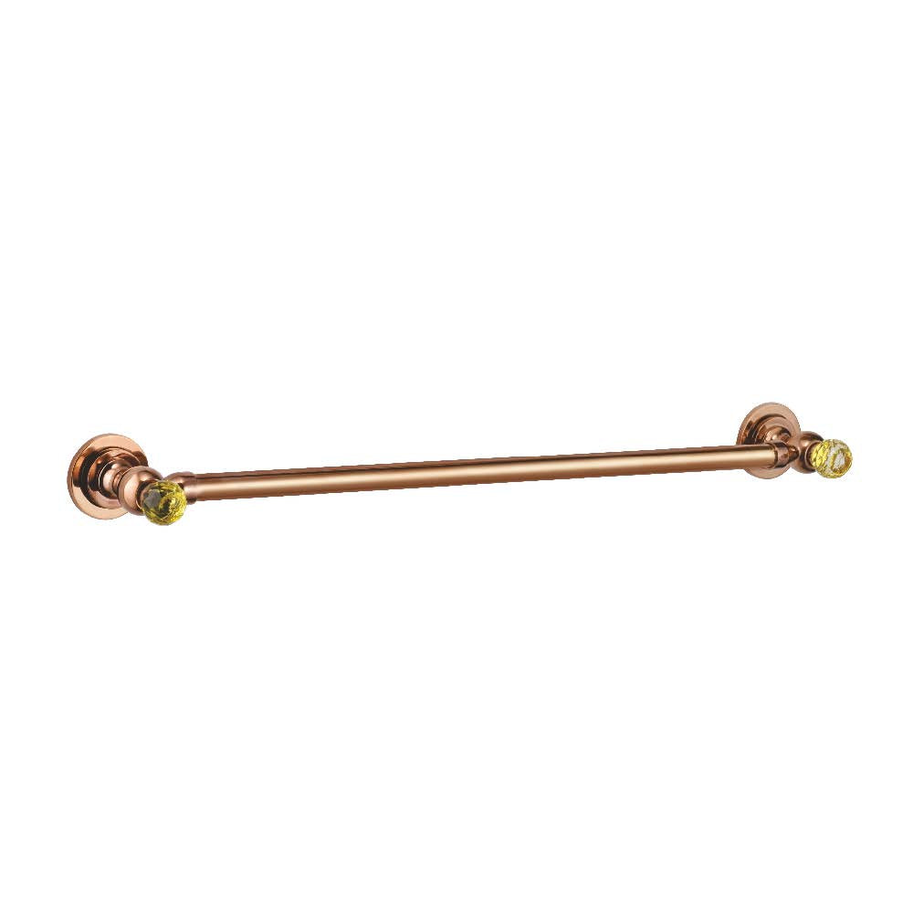 CRYSTAL TOWEL ROD (ROSE GOLD) - Radon India-- CRYSTAL TOWEL ROD (ROSE GOLD)-  Radon India