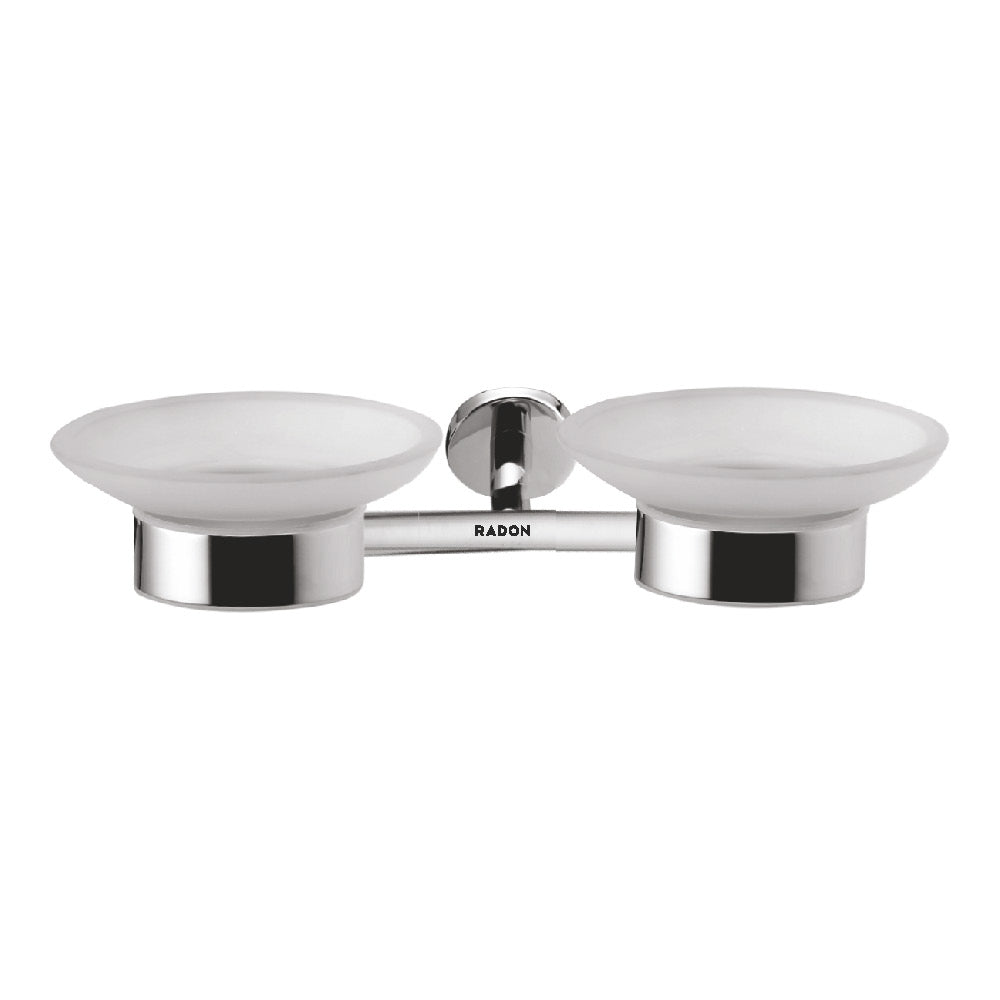 CONTI DUAL SOAP DISH (CHROME) - Radon India-- CONTI DUAL SOAP DISH (CHROME)-  Radon India