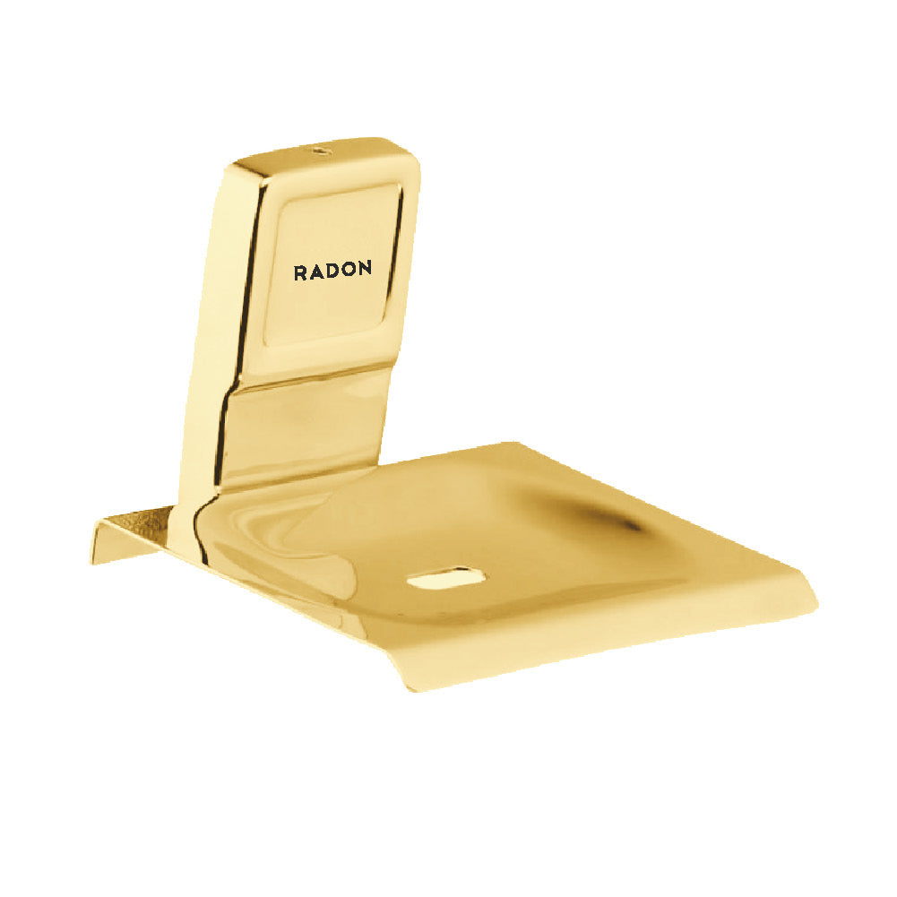 CARRE SOAP DISH (GOLD) - Radon India-- CARRE SOAP DISH (GOLD)-  Radon India