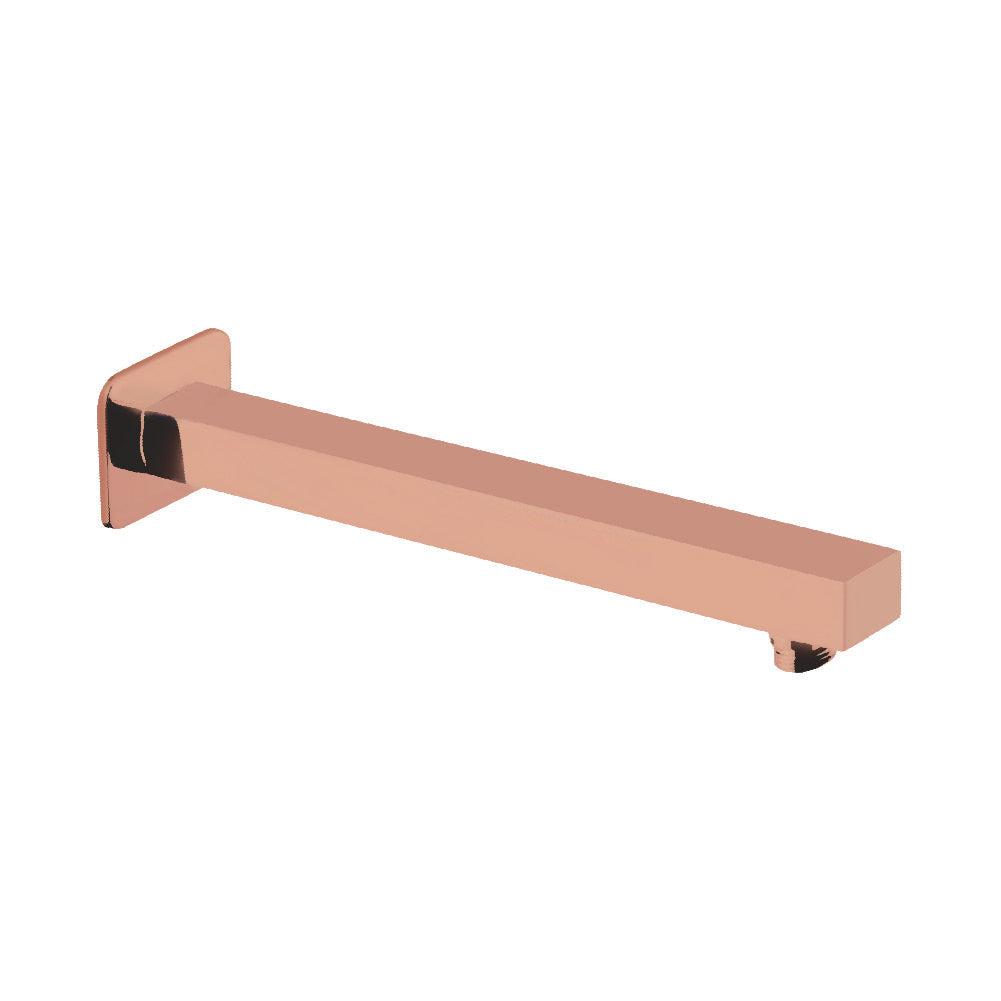 SQUARE SHOWER ARM BRASS 18 (ROSE GOLD) - Radon India-- SQUARE SHOWER ARM BRASS 18 (ROSE GOLD)-  Radon India