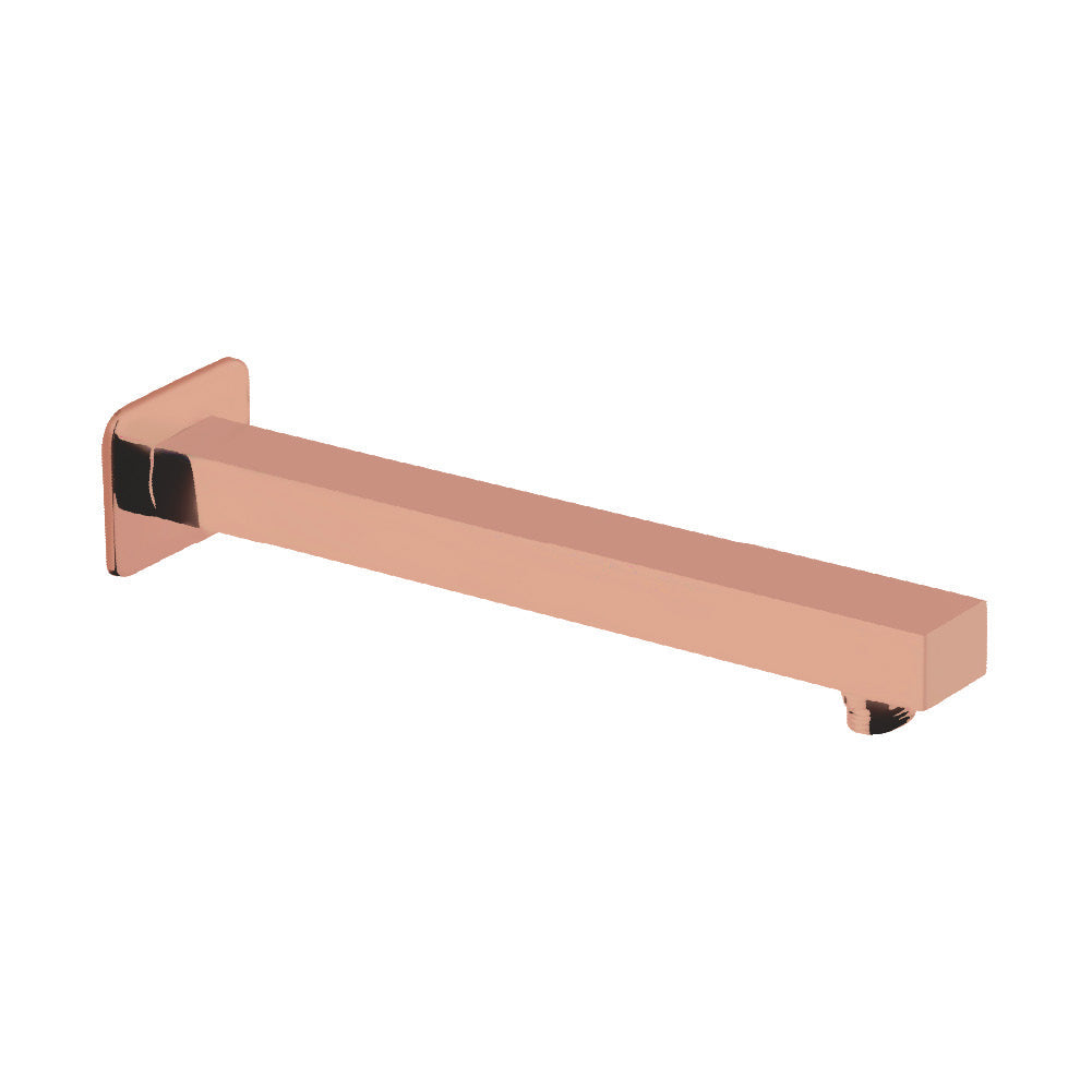 SQUARE SHOWER ARM BRASS 15 (ROSE GOLD) - Radon India-- SQUARE SHOWER ARM BRASS 15 (ROSE GOLD)-  Radon India