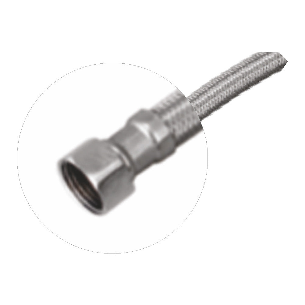 SS 304 BRAIDED CONNECTION 18 - Radon India-- SS 304 BRAIDED CONNECTION 18-  Radon India