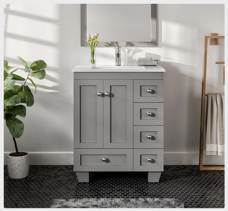Elegant 30" & 36" Vanity Grey - Radon India-- Elegant 30" & 36" Vanity Grey-  Radon India