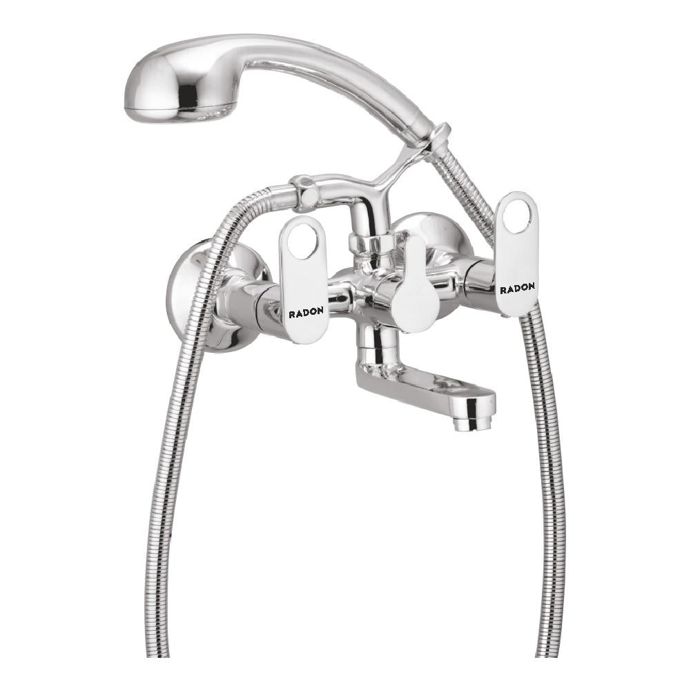 AAURA WALL MIXER TELEPHONIC WITH CRUTCH (CHROME) - Radon India-- AAURA WALL MIXER TELEPHONIC WITH CRUTCH (CHROME)-  Radon India