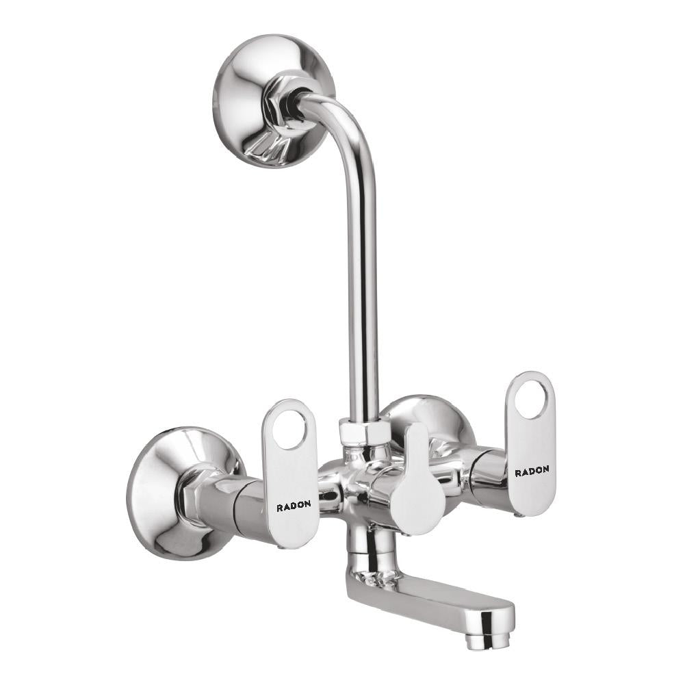AAURA WALL MIXER TELEPHONIC WITH L-BEND (CHROME) - Radon India-- AAURA WALL MIXER TELEPHONIC WITH L-BEND (CHROME)-  Radon India