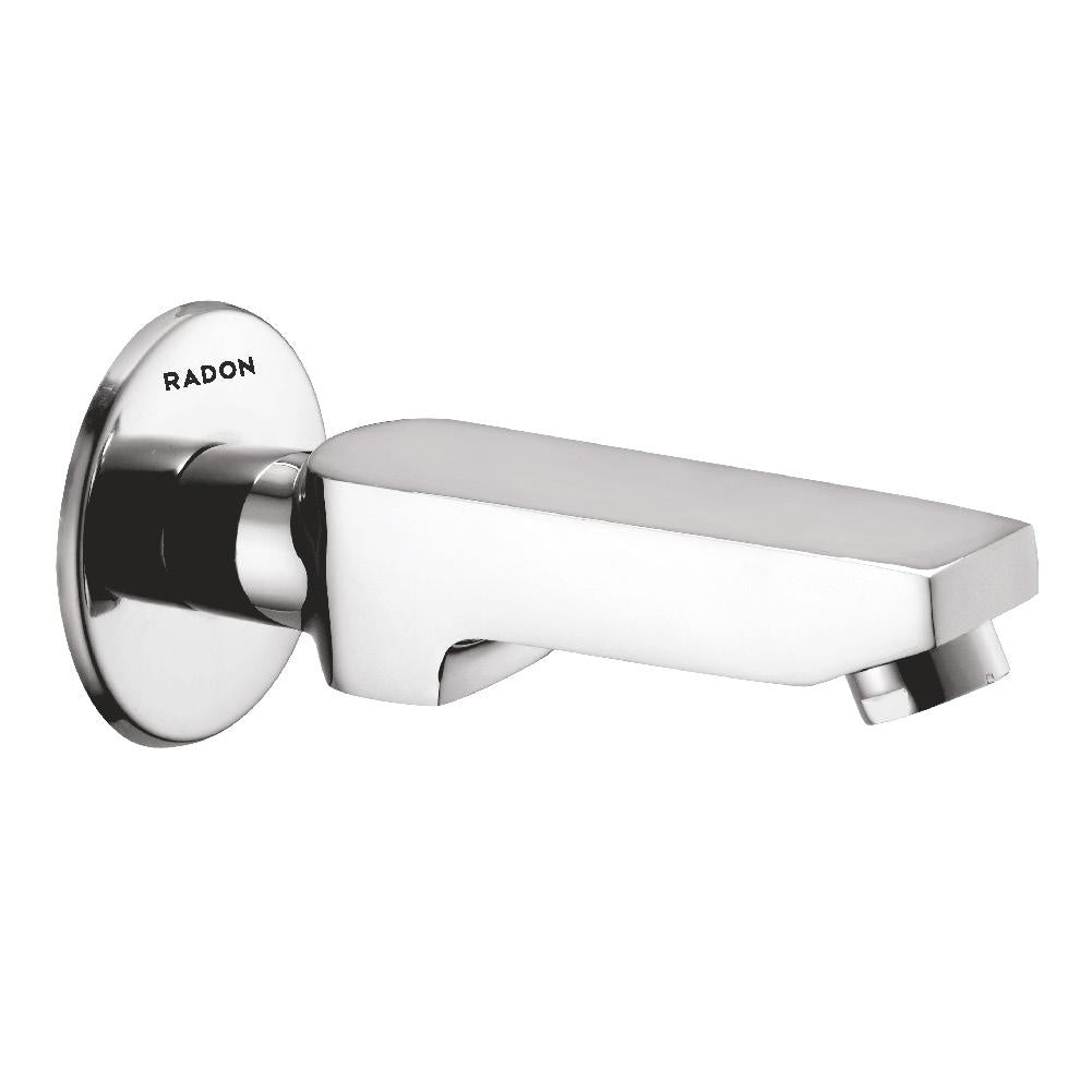 ARIC PLAIN SPOUT WITH FLANGE (CHROME) - Radon India-- ARIC PLAIN SPOUT WITH FLANGE (CHROME)-  Radon India