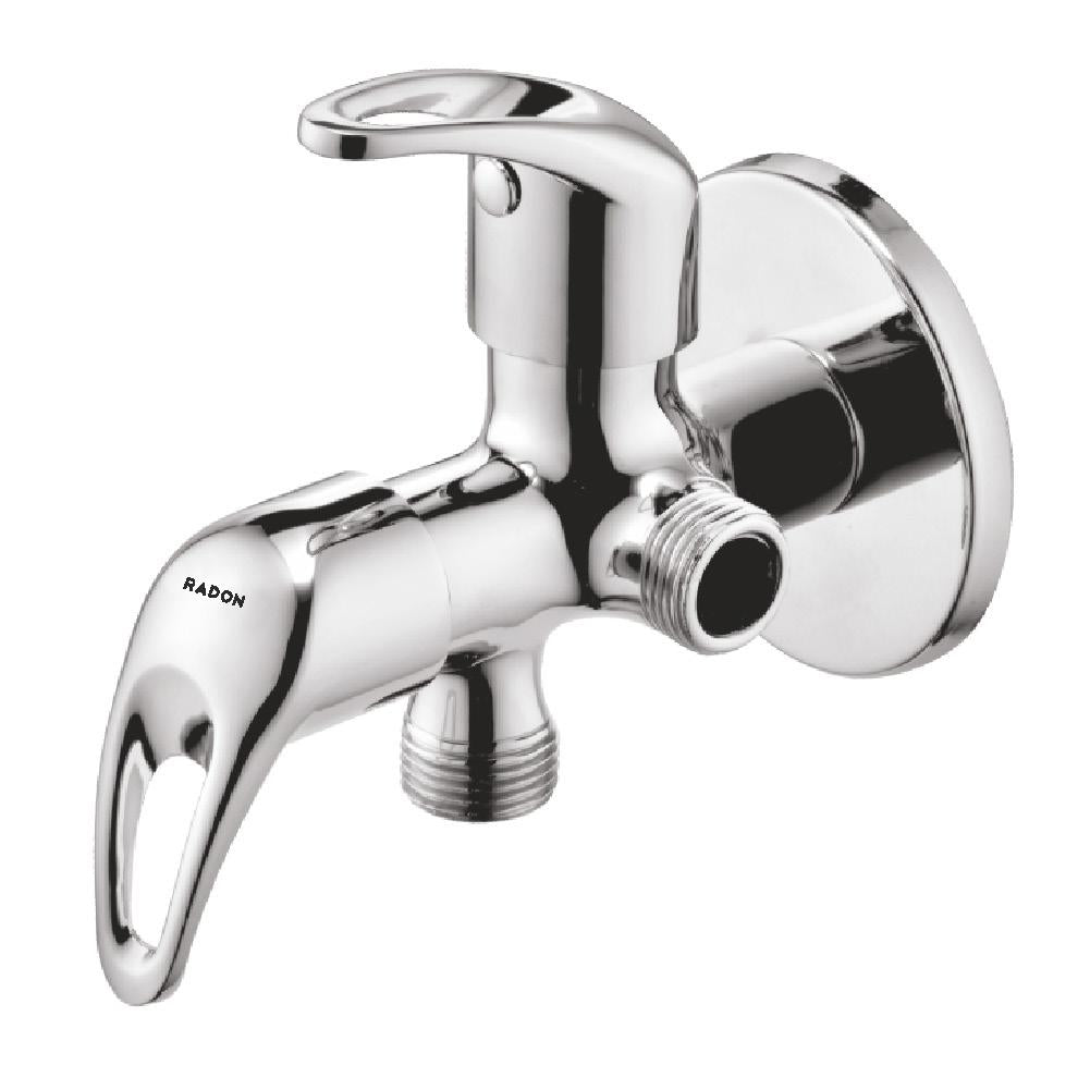 ARROW 2 WAY ANGLE COCK WITH FLANGE (CHROME) - Radon India-- ARROW 2 WAY ANGLE COCK WITH FLANGE (CHROME)-  Radon India
