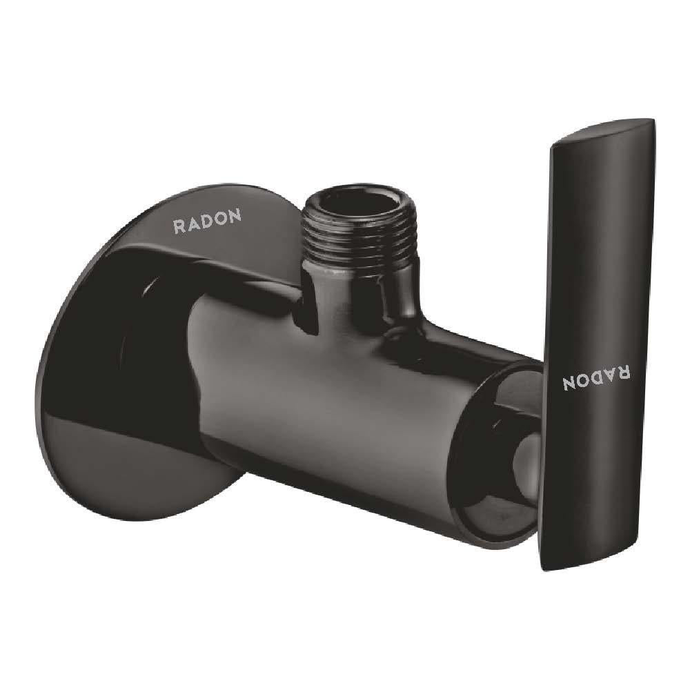 BENZ ANGLE COCK WITH FLANGE (BLACK) - Radon India-- BENZ ANGLE COCK WITH FLANGE (BLACK)-  Radon India