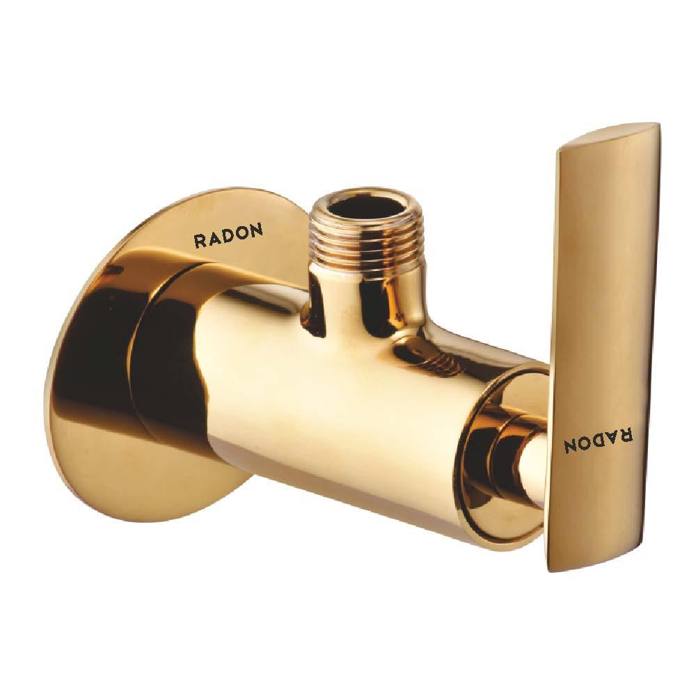 BENZ ANGLE COCK WITH FLANGE (GOLD) - Radon India-- BENZ ANGLE COCK WITH FLANGE (GOLD)-  Radon India