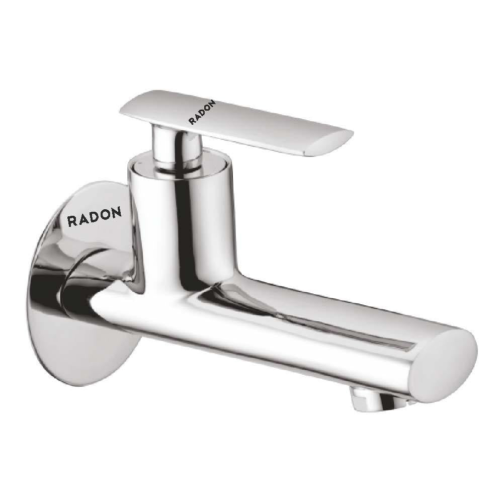 BENZ BIB COCK LONG WITH FLANGE (CHROME) - Radon India-- BENZ BIB COCK LONG WITH FLANGE (CHROME)-  Radon India