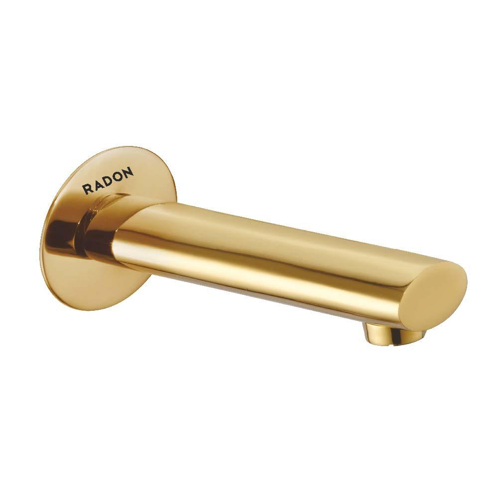 BENZ PLAIN SPOUT WITH FLANGE (GOLD) - Radon India-- BENZ PLAIN SPOUT WITH FLANGE (GOLD)-  Radon India
