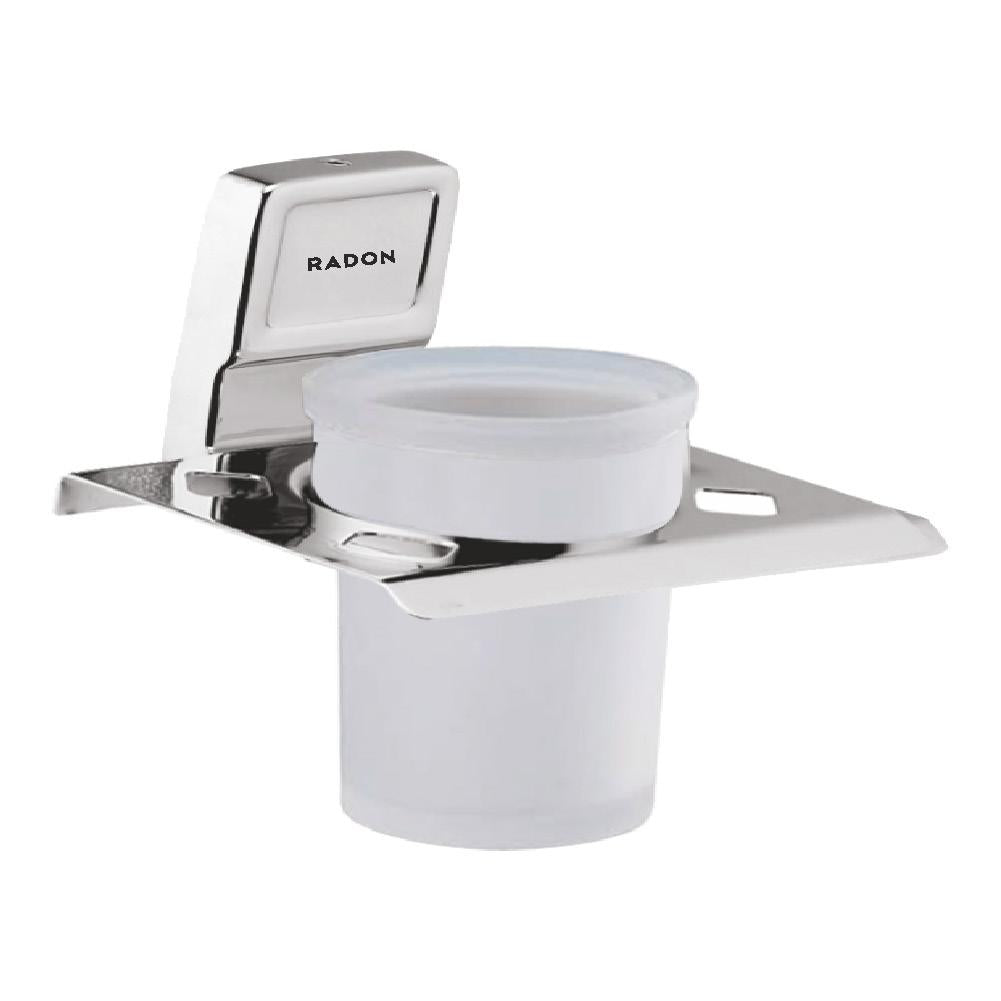 CARRE TUMBLER HOLDER (CHROME) - Radon India-- CARRE TUMBLER HOLDER (CHROME)-  Radon India