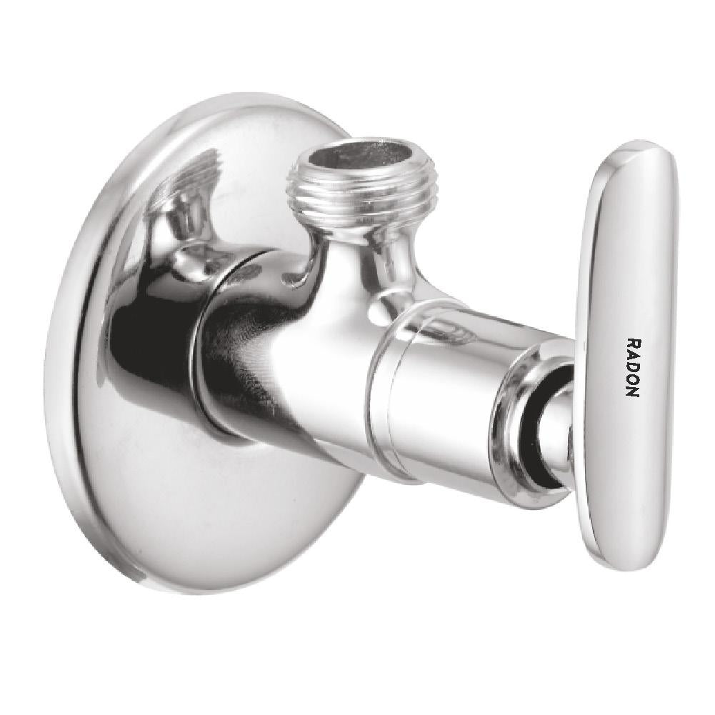 CASA ANGLE COCK WITH FLANGE (CHROME) - Radon India-- CASA ANGLE COCK WITH FLANGE (CHROME)-  Radon India