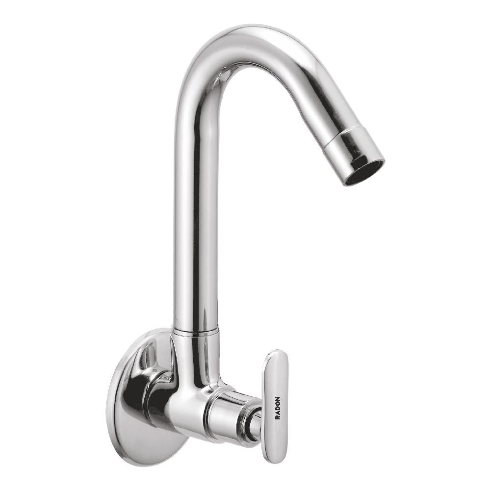 CASA SINK COCK WITH FLANGE (CHROME) - Radon India-- CASA SINK COCK WITH FLANGE (CHROME)-  Radon India