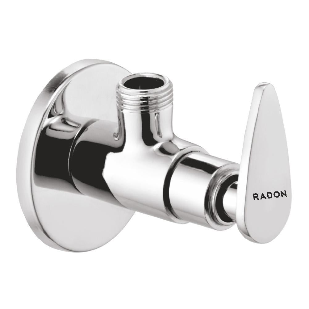DEW ANGLE COCK WITH FLANGE  (CHROME) - Radon India-- DEW ANGLE COCK WITH FLANGE  (CHROME)-  Radon India