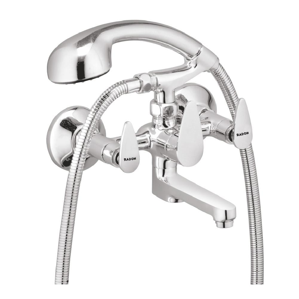 DEW WALL MIXER TELEPHONIC WITH CRUTCH (CHROME) - Radon India-- DEW WALL MIXER TELEPHONIC WITH CRUTCH (CHROME)-  Radon India