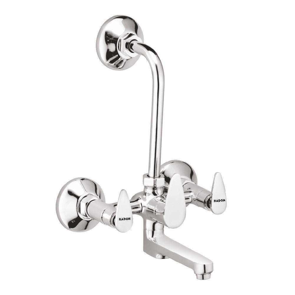 DEW WALL MIXER TELEPHONIC WITH L-BEND (CHROME) - Radon India-- DEW WALL MIXER TELEPHONIC WITH L-BEND (CHROME)-  Radon India