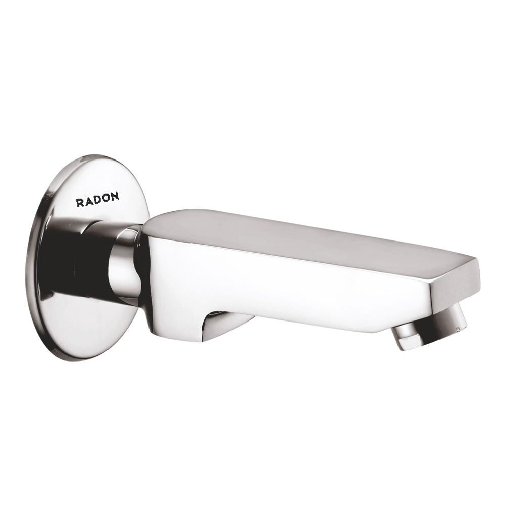 EDGE PLAIN SPOUT WITH FLANGE (CHROME) - Radon India-- EDGE PLAIN SPOUT WITH FLANGE (CHROME)-  Radon India