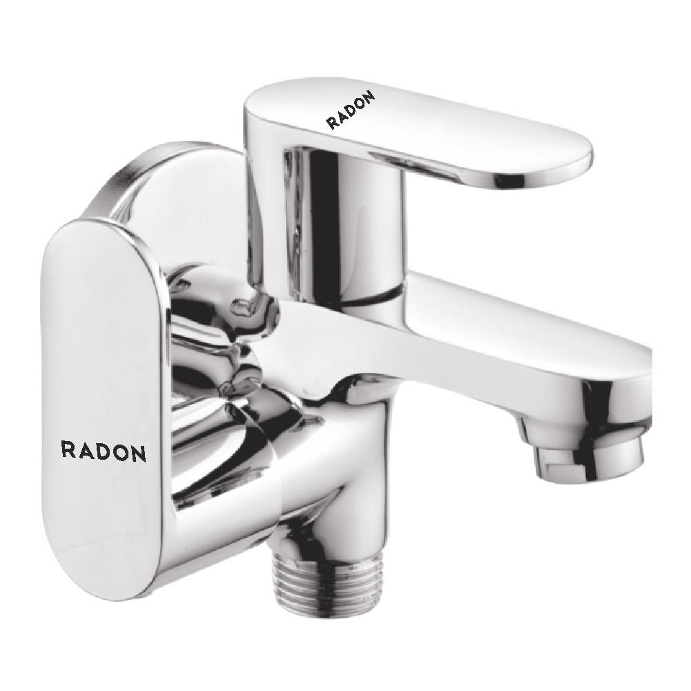FEVO 2 WAY BIB COCK WITH FLANGE  (CHROME) - Radon India-- FEVO 2 WAY BIB COCK WITH FLANGE  (CHROME)-  Radon India