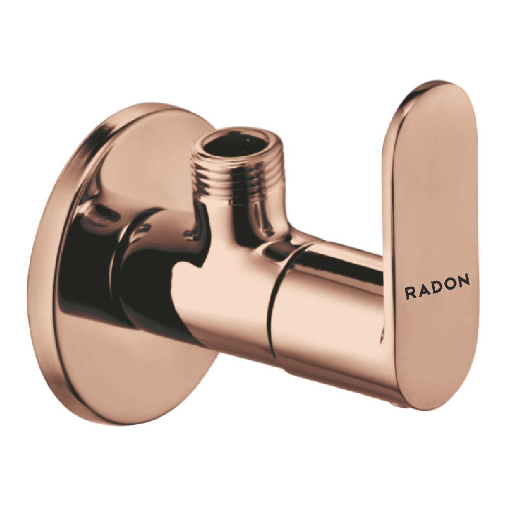 FEVO ANGLE COCK WITH FLANGE (ROSE GOLD) - Radon India-- FEVO ANGLE COCK WITH FLANGE (ROSE GOLD)-  Radon India