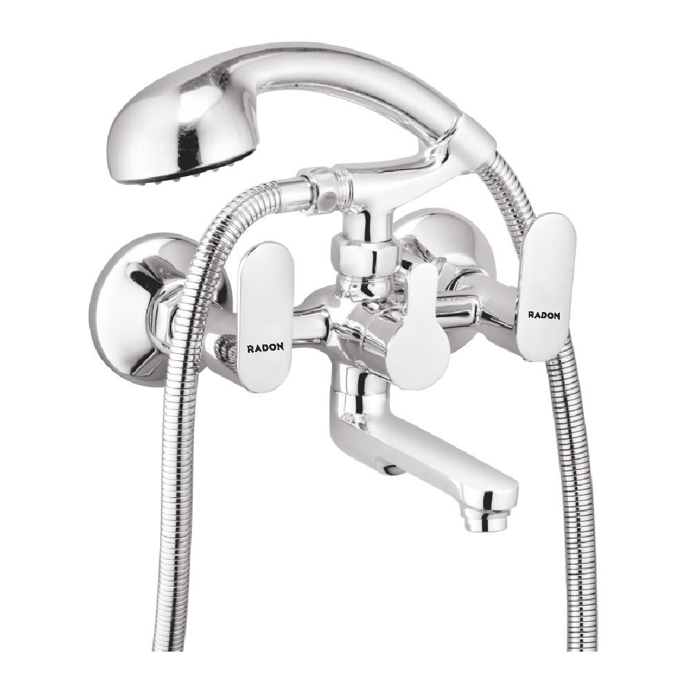 FEVO WALL MIXER TELEPHONIC WITH CRUTCH (CHROME) - Radon India-- FEVO WALL MIXER TELEPHONIC WITH CRUTCH (CHROME)-  Radon India