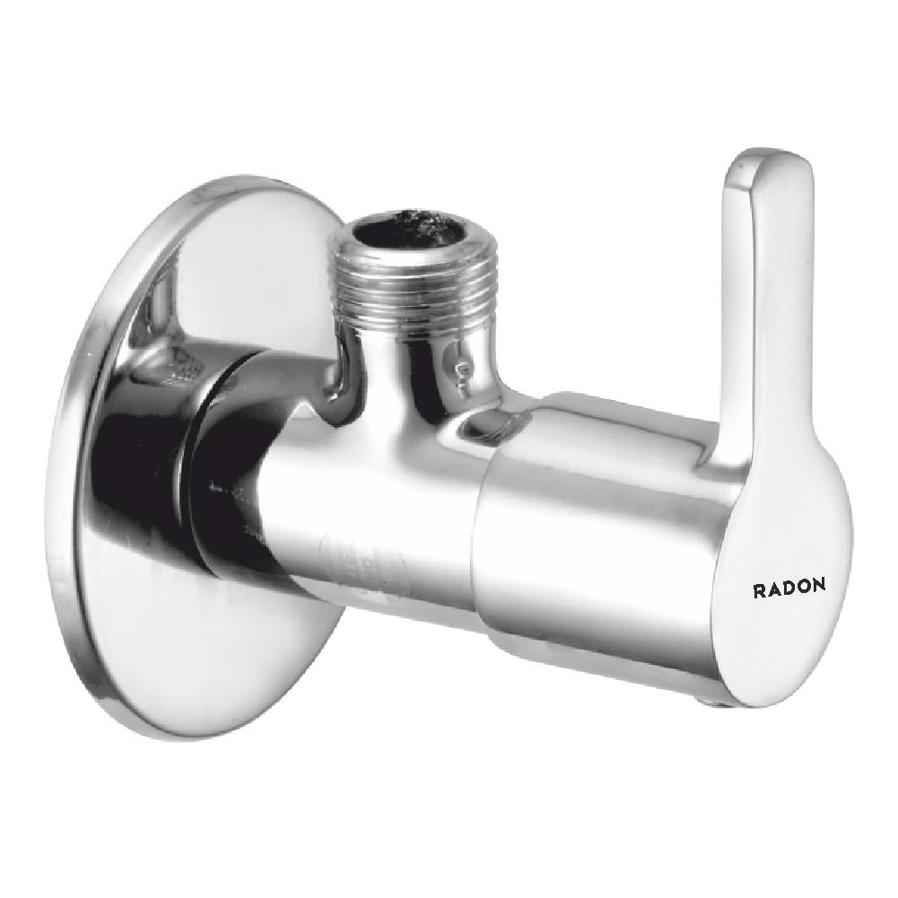 FUZION ANGLE COCK WITH FLANGE (CHROME) - Radon India-- FUZION ANGLE COCK WITH FLANGE (CHROME)-  Radon India