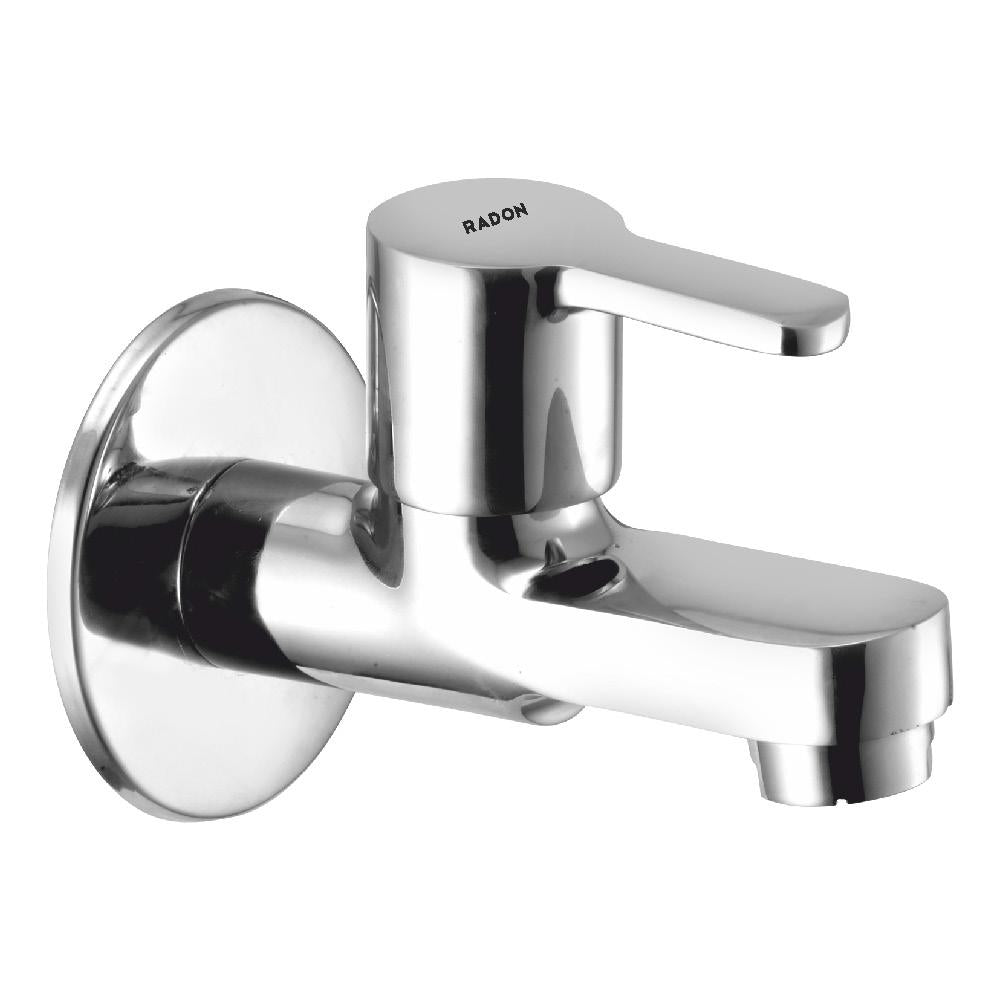 FUZION BIB COCK WITH FLANGE (CHROME) - Radon India-- FUZION BIB COCK WITH FLANGE (CHROME)-  Radon India