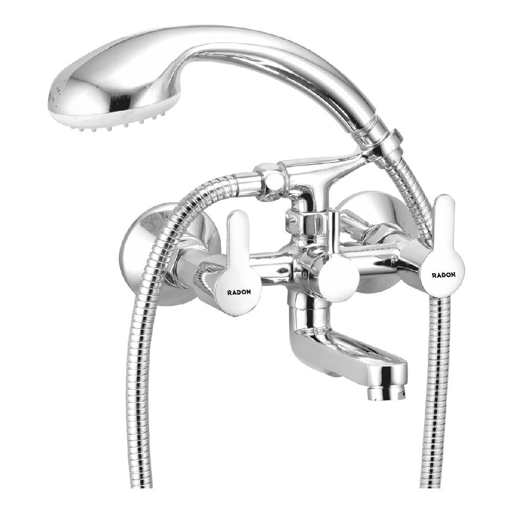 FUZION WALL MIXER TELEPHONIC WITH CRUTCH (CHROME) - Radon India-- FUZION WALL MIXER TELEPHONIC WITH CRUTCH (CHROME)-  Radon India