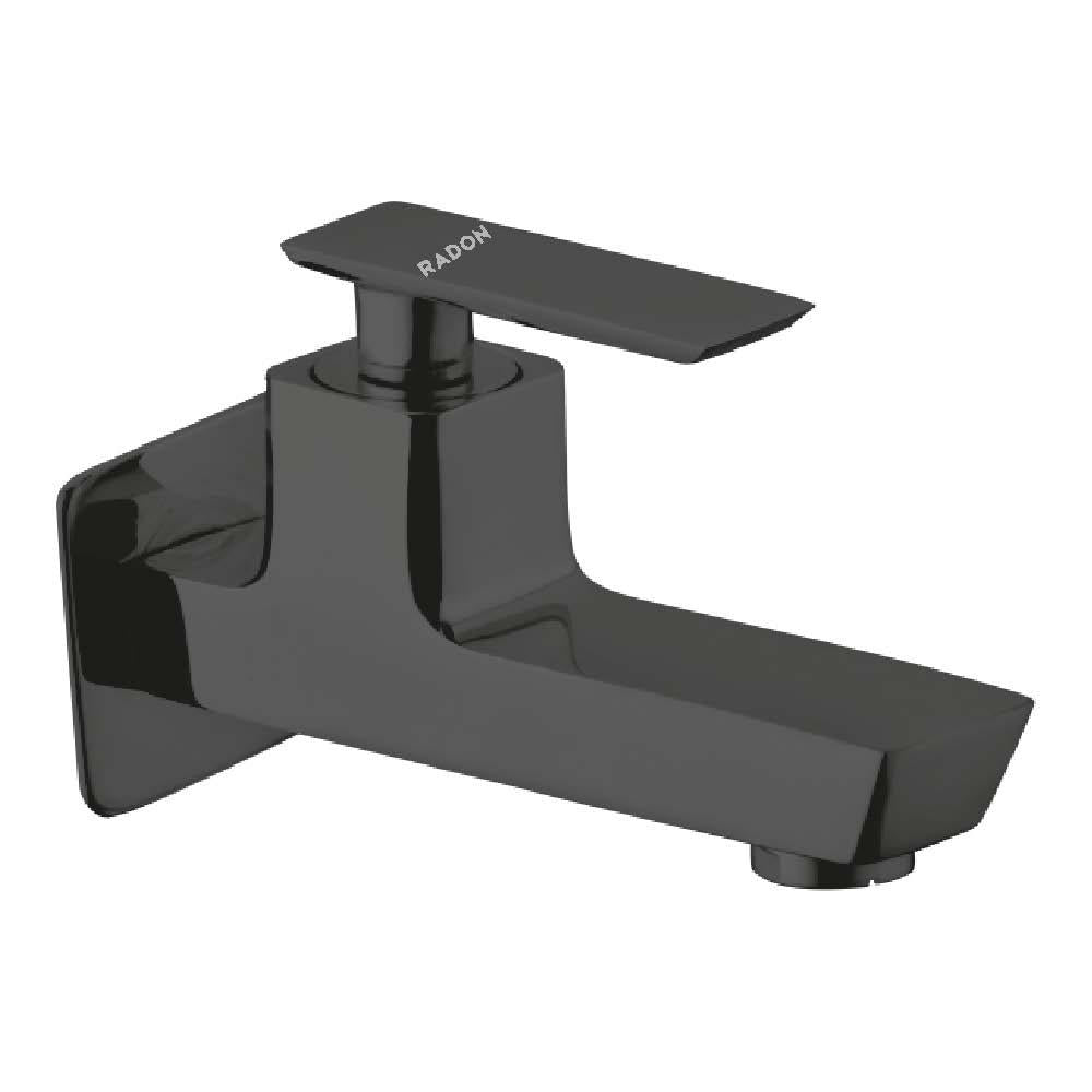 GRANDE BIB COCK LONG WITH FLANGE (BLACK) - Radon India-- GRANDE BIB COCK LONG WITH FLANGE (BLACK)-  Radon India