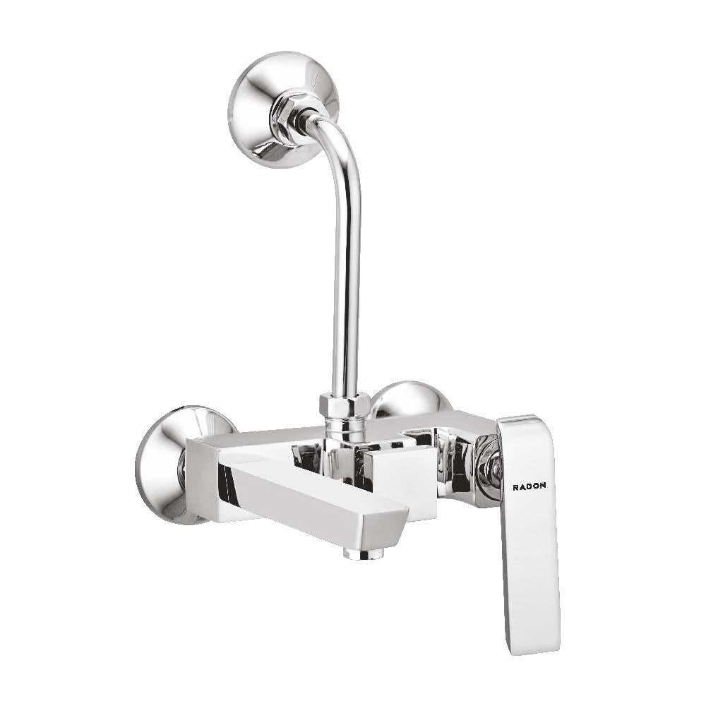 GRANDE SINGLE LEVER WALL MIXER WITH L-BEND (CHROME) - Radon India-- GRANDE SINGLE LEVER WALL MIXER WITH L-BEND (CHROME)-  Radon India