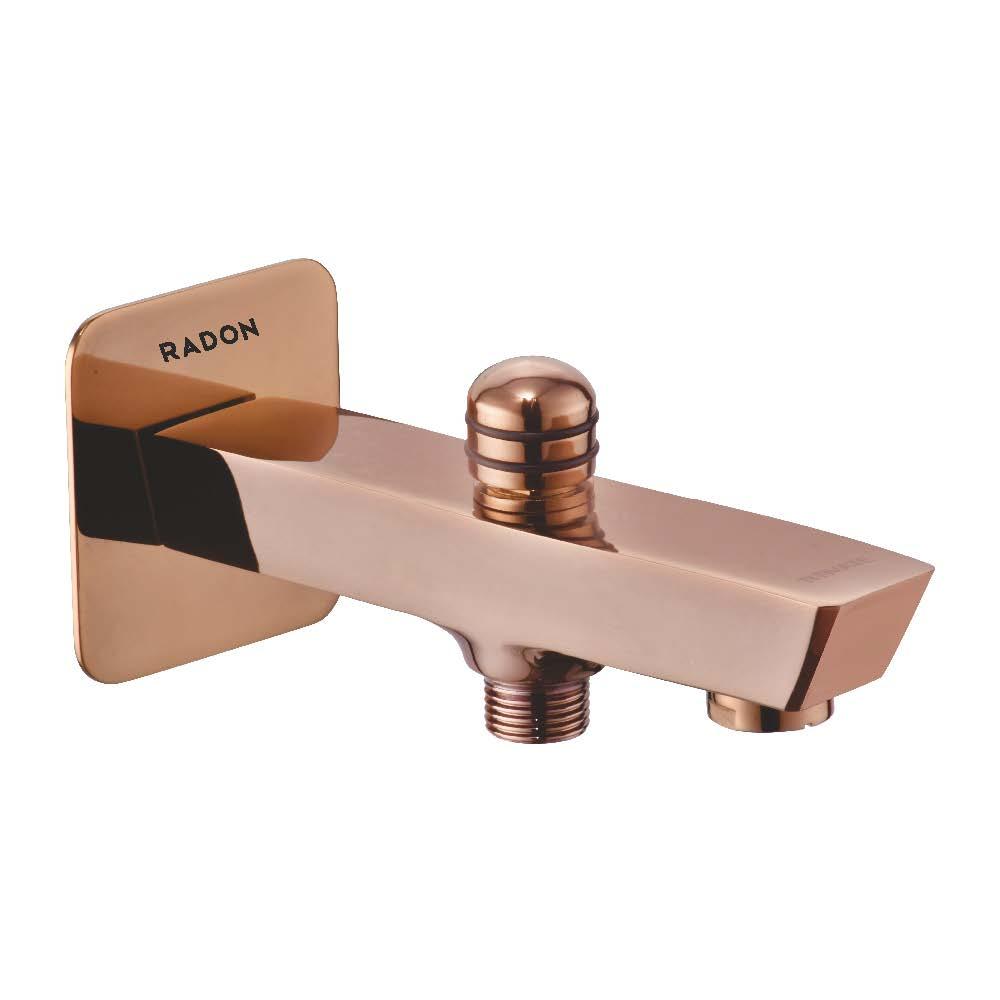 GRANDE TIP-TON SPOUT WITH FLANGE (ROSE GOLD) - Radon India-- GRANDE TIP-TON SPOUT WITH FLANGE (ROSE GOLD)-  Radon India