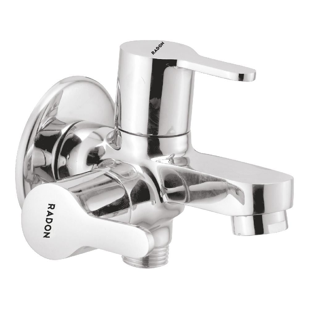 OPEL 2 WAY BIB COCK WITH FLANGE (CHROME) - Radon India-- OPEL 2 WAY BIB COCK WITH FLANGE (CHROME)-  Radon India
