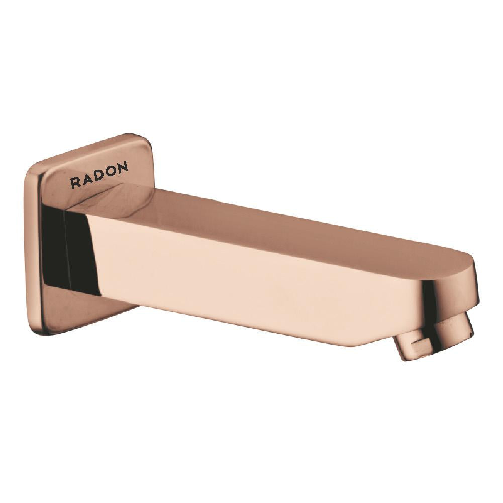 OPEL PLANE SPOUT WITH FLANGE (ROSE GOLD) - Radon India-- OPEL PLANE SPOUT WITH FLANGE (ROSE GOLD)-  Radon India