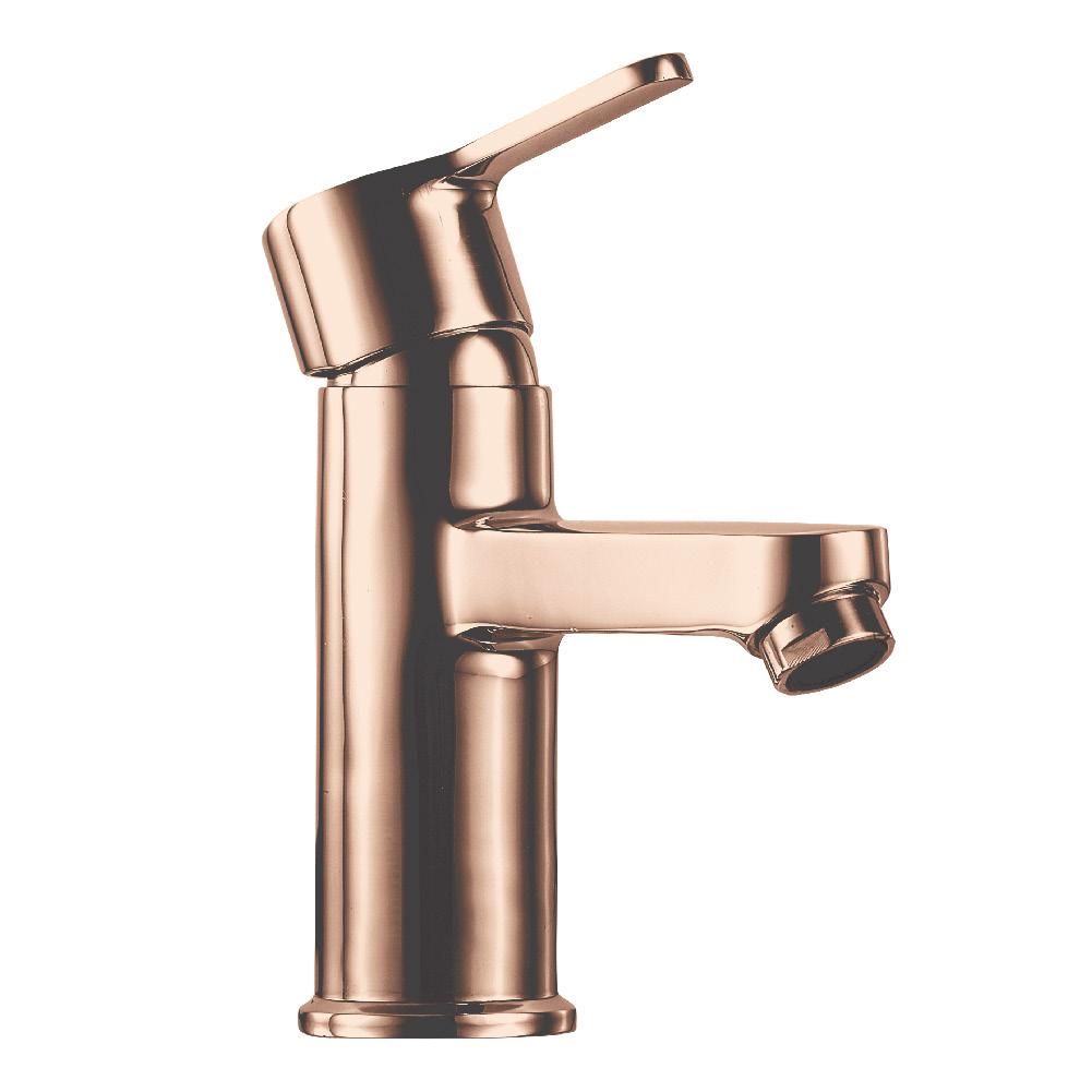 OPEL SINGLE LEVER BASIN MIXER (ROSE GOLD) - Radon India-- OPEL SINGLE LEVER BASIN MIXER (ROSE GOLD)-  Radon India