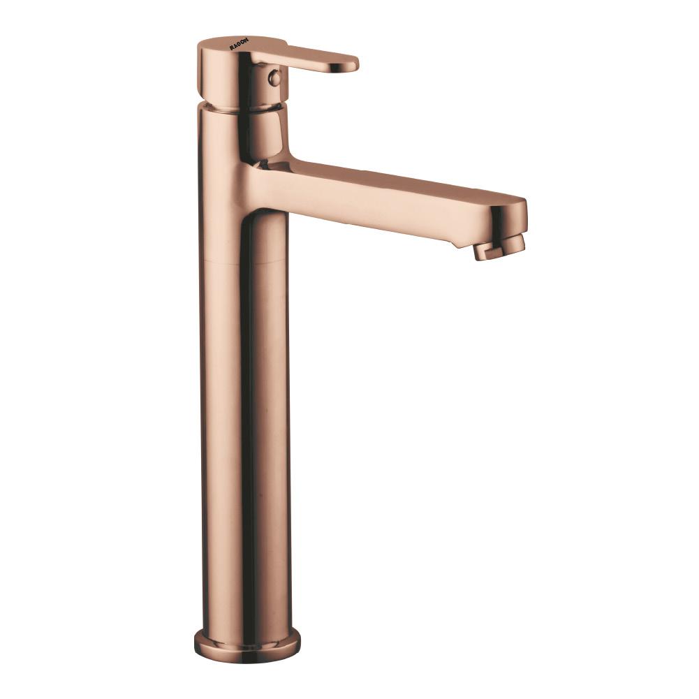 OPEL SINGLE LEVER BASIN MIXER TALL (ROSE GOLD) - Radon India-- OPEL SINGLE LEVER BASIN MIXER TALL (ROSE GOLD)-  Radon India