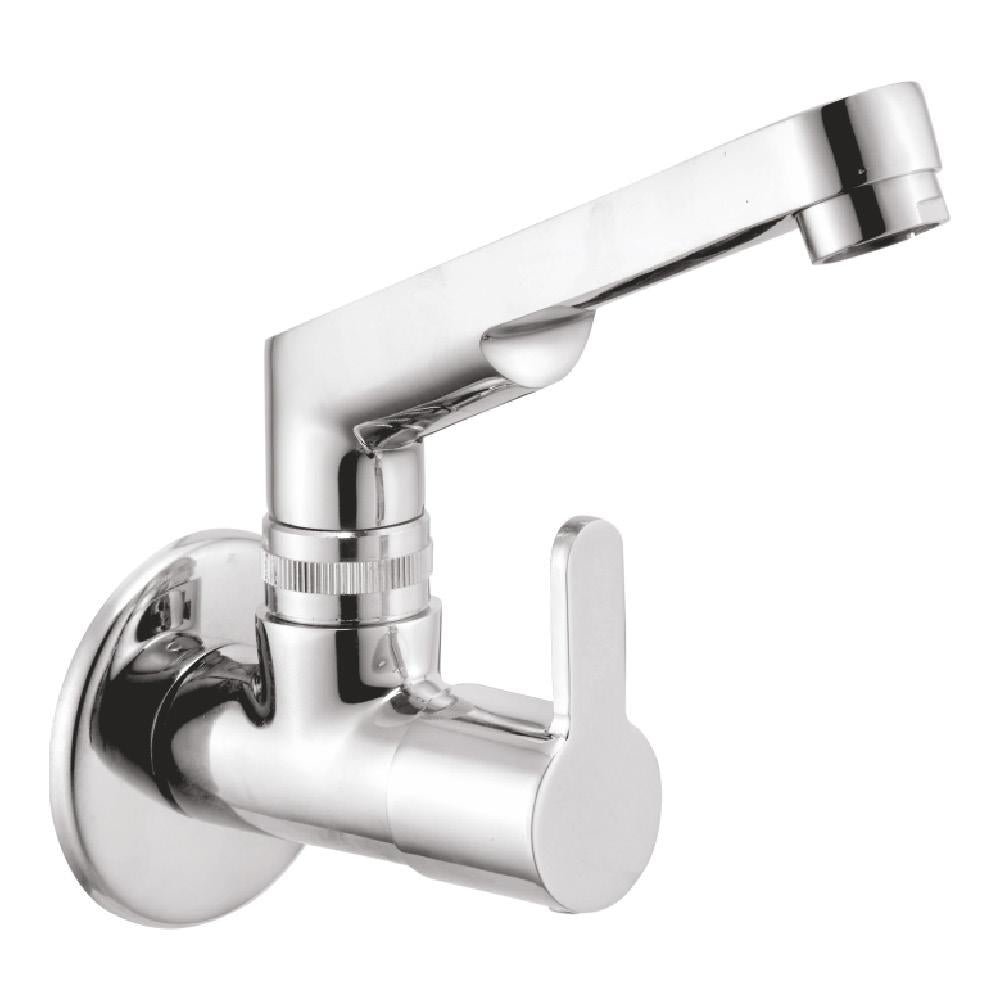 OPEL SINK COCK WITH FLANGE (CHROME) - Radon India-- OPEL SINK COCK WITH FLANGE (CHROME)-  Radon India