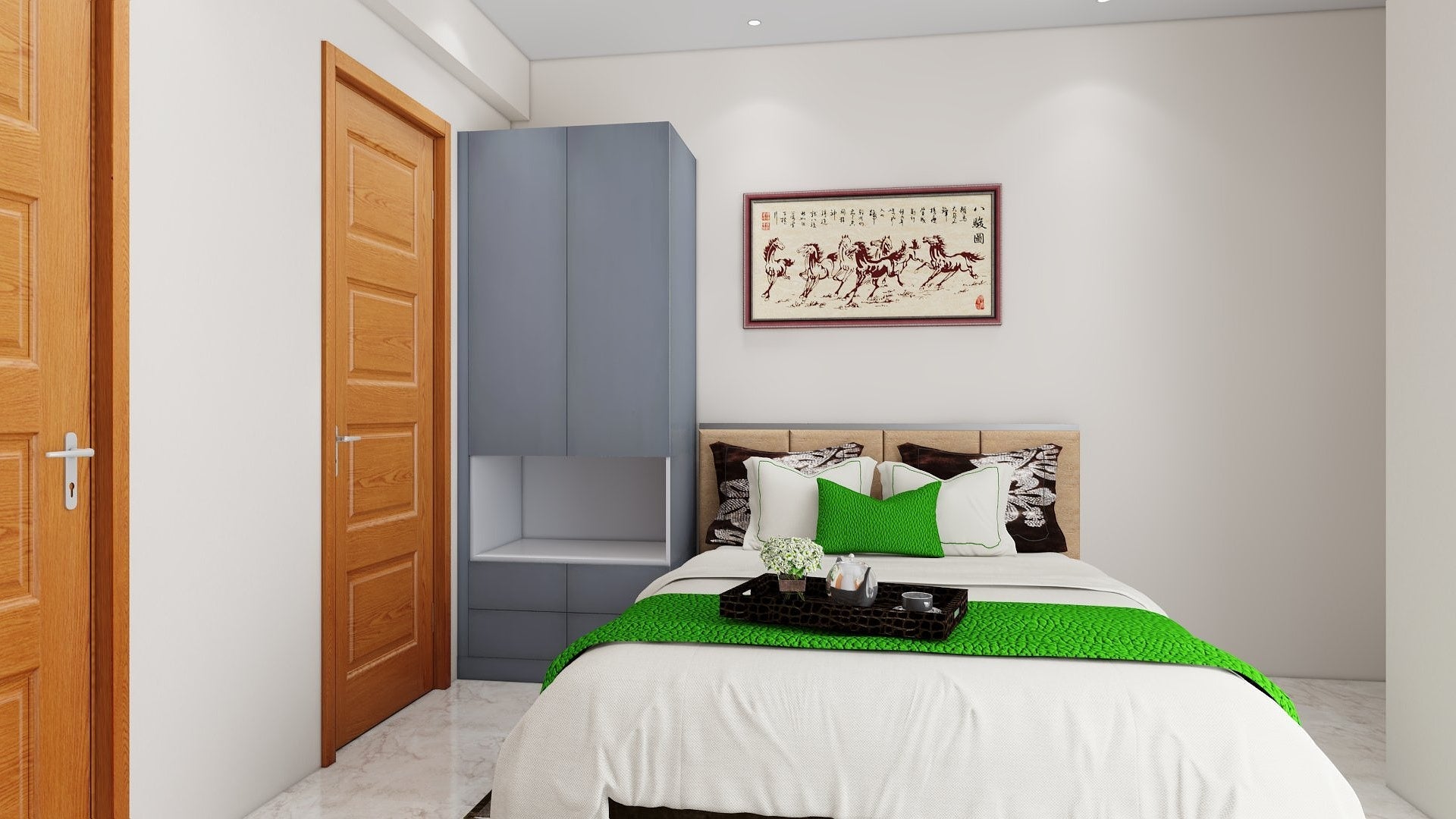 Wardrobe Design 6 ( Parent Room ) - Radon India-- Wardrobe Design 6 ( Parent Room )-  Radon India