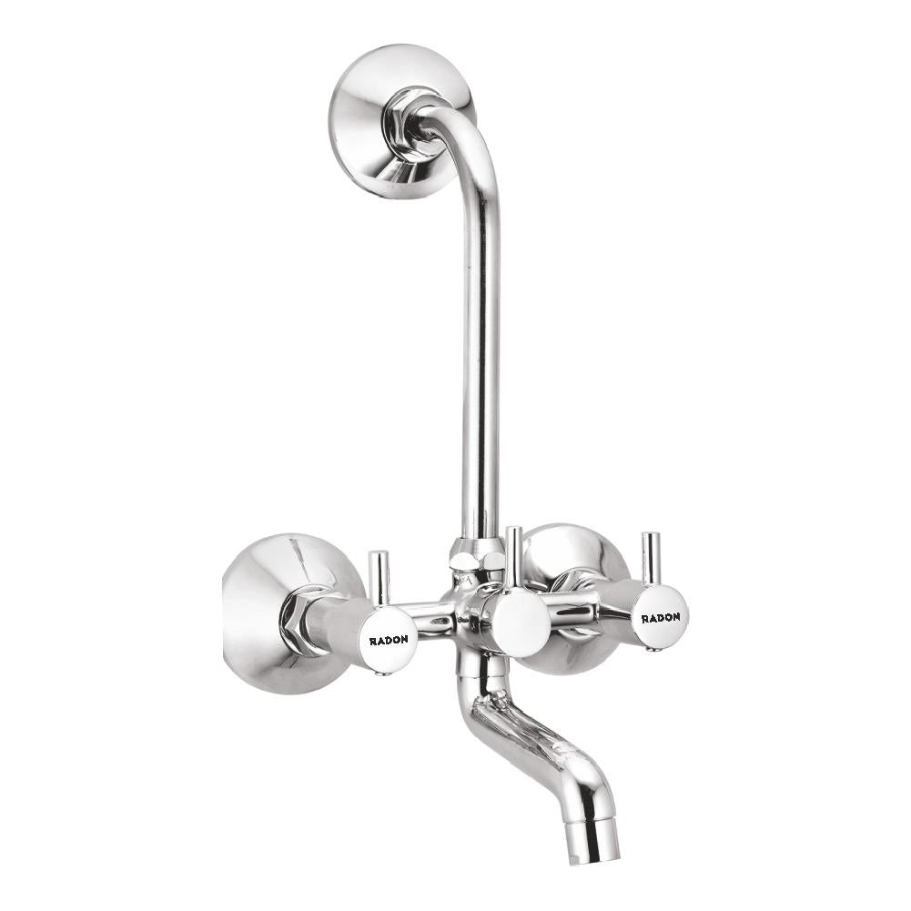 REVA WALL MIXER TELEPHONIC WITH L-BEND (CHROME) - Radon India-- REVA WALL MIXER TELEPHONIC WITH L-BEND (CHROME)-  Radon India