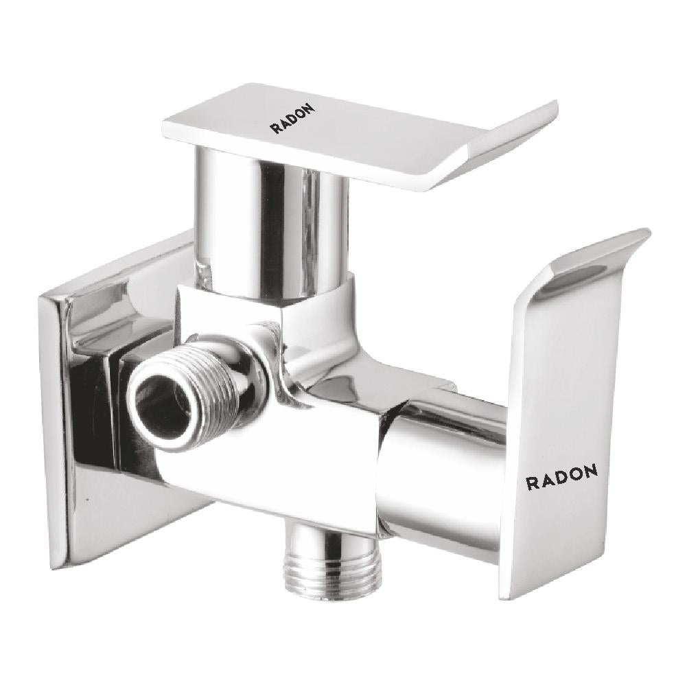 SEA 2 WAY ANGLE COCK WITH FLANGE (CHROME) - Radon India-- SEA 2 WAY ANGLE COCK WITH FLANGE (CHROME)-  Radon India