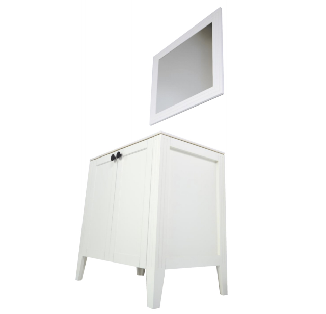 Elegant 36" Vanity - White Design - Radon India-- Elegant 36" Vanity - White Design-  Radon India