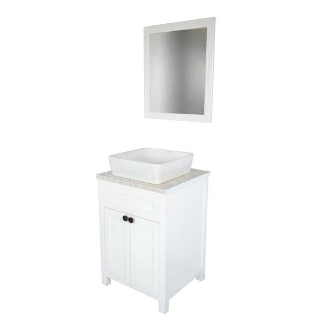 Elegant 24" & 30" Vanity - White - Radon India-- Elegant 24" & 30" Vanity - White-  Radon India